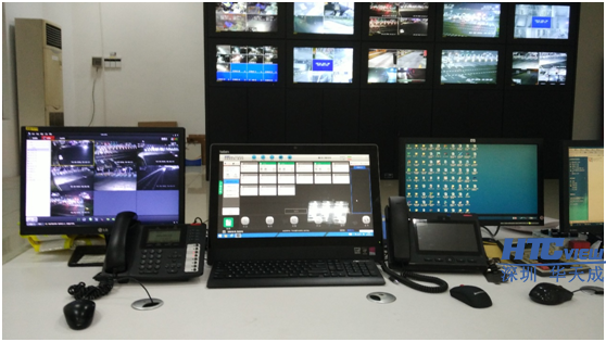 监控中心Vsport多媒体管理控制台及对讲话机